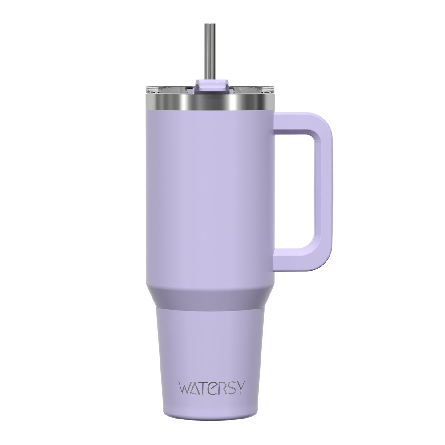 WATERSY 40oz Coffee Mug to Go Thermal Mug Double-Walled Stainless Steel Vacuum Leak-Proof Drinking Cup with Handle and Straw Thermal Tumbler